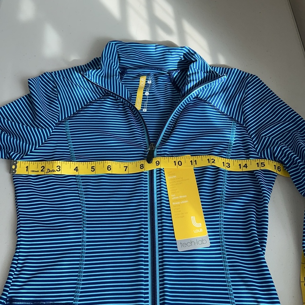 NWT LOLE Women's Blue Striped Ski Jacket Size Extra Small - Picture 8 of 16